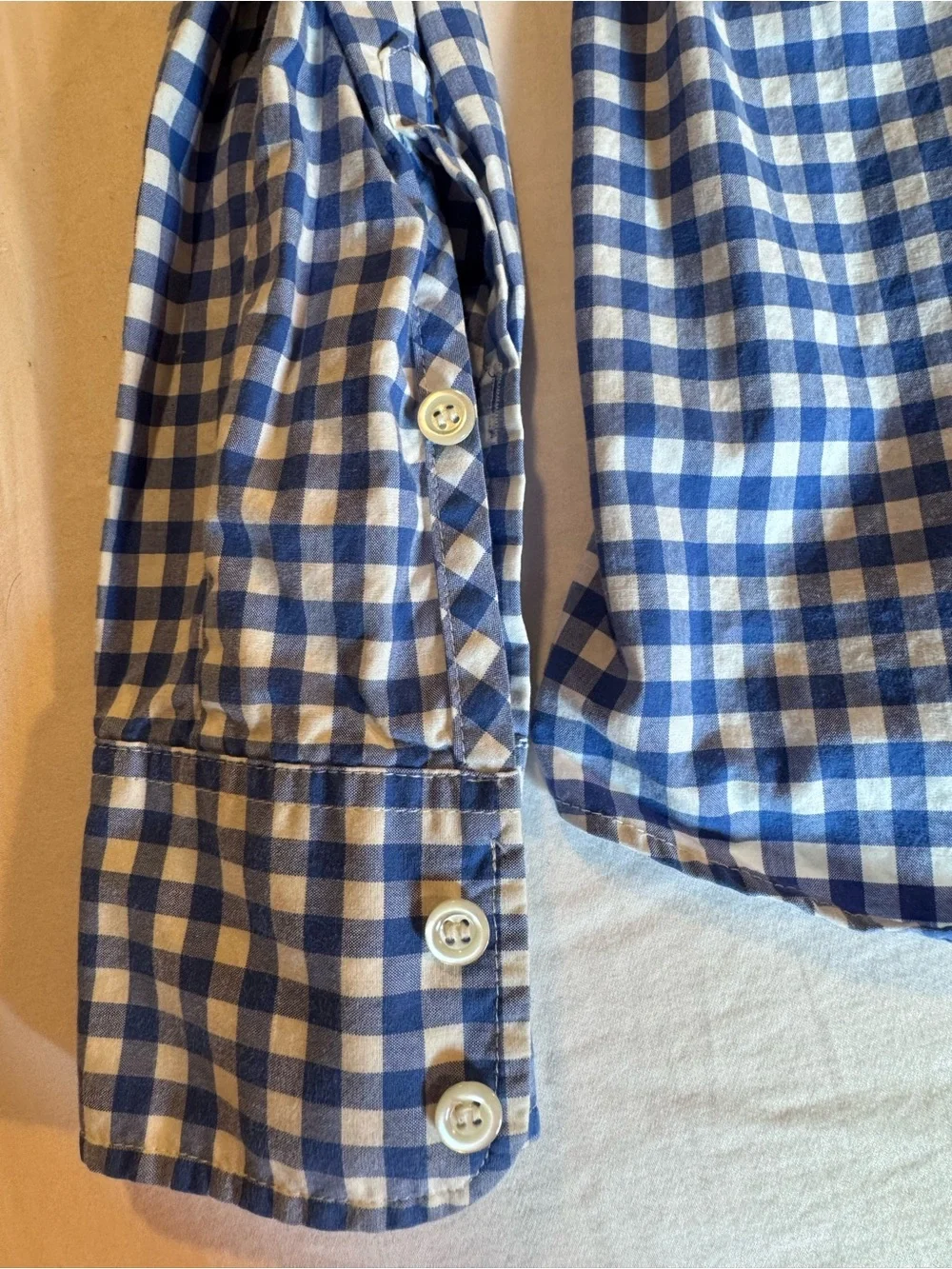 J. Crew crisp gingham